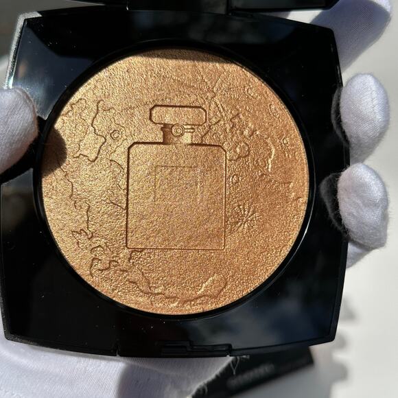 Chanel Eclat Lunaire Oversize Illuminating Face Powder Cuivre Dore Limited Ed - Picture 6 of 15